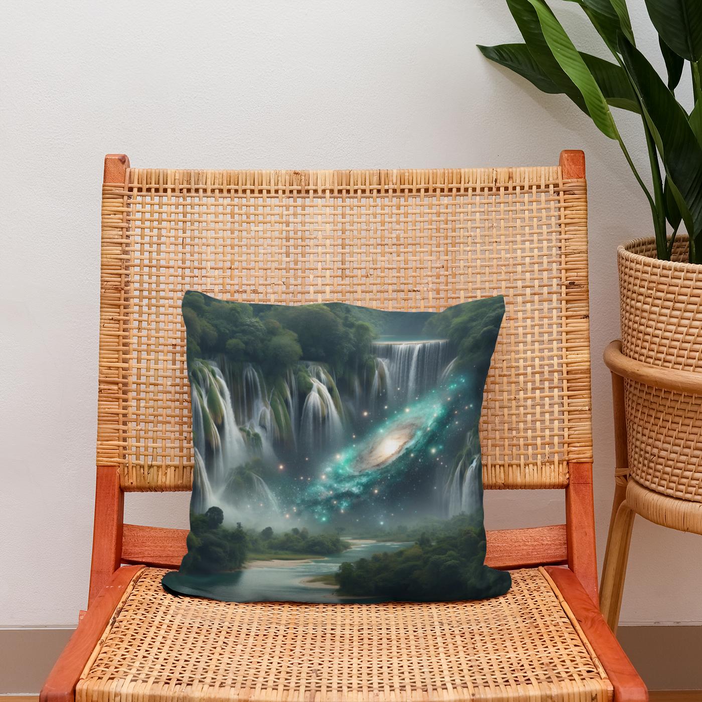 Celestial Falls Cotton Cushion