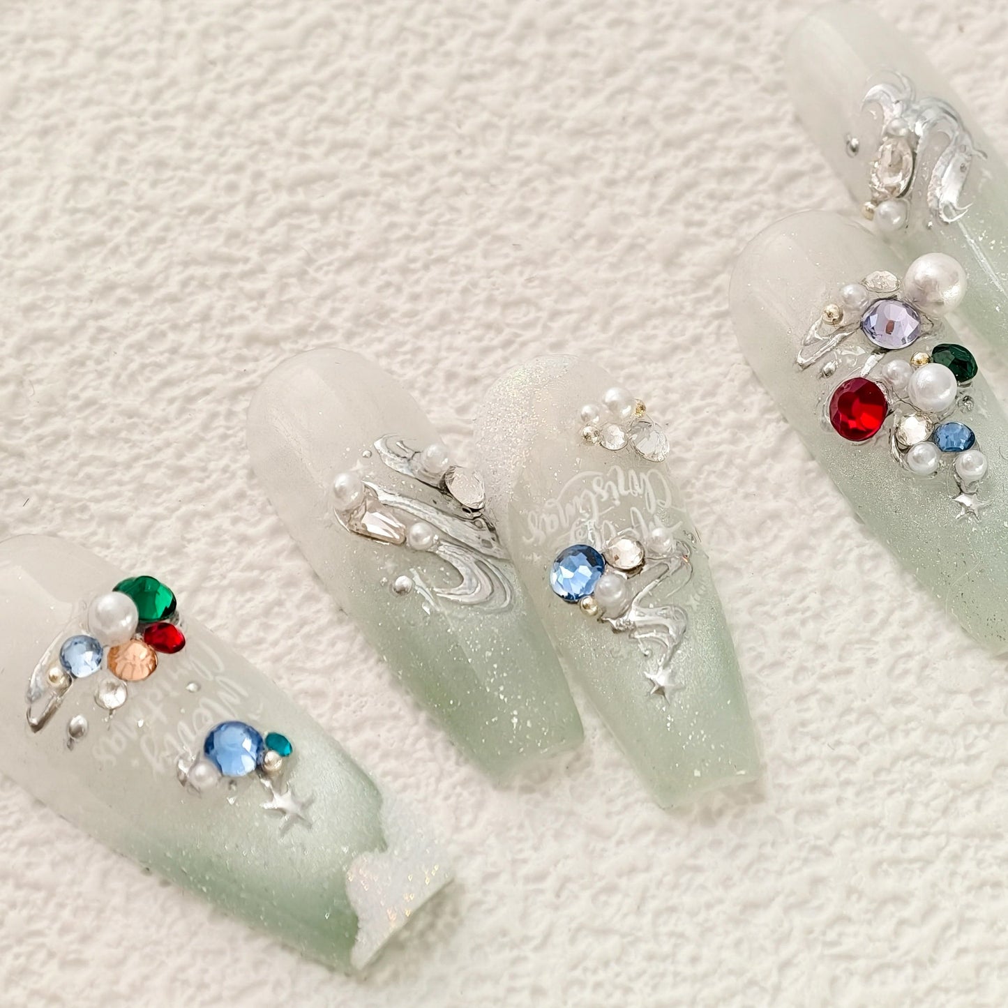 Hello Claws | Merry Christmas Tree Nail Deco Sticker