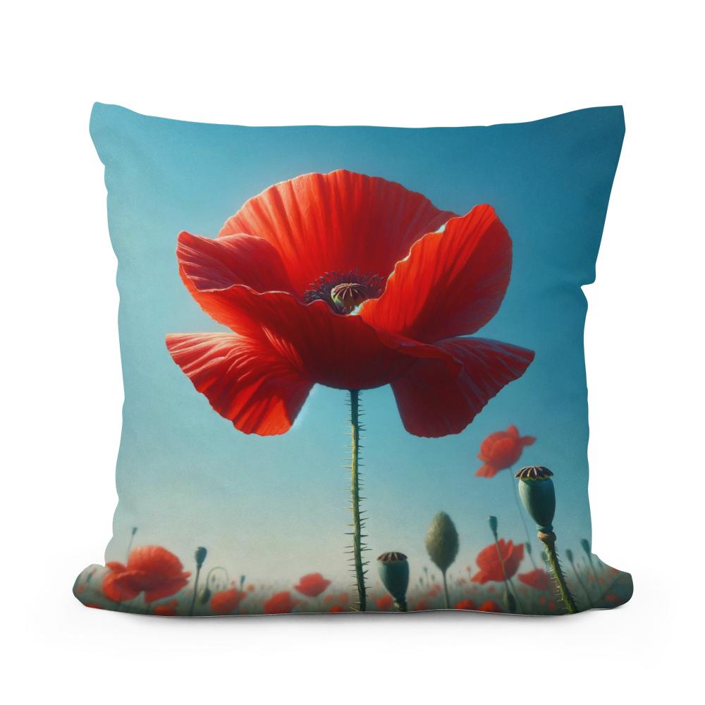 Elegance in Bloom Cotton Cushion