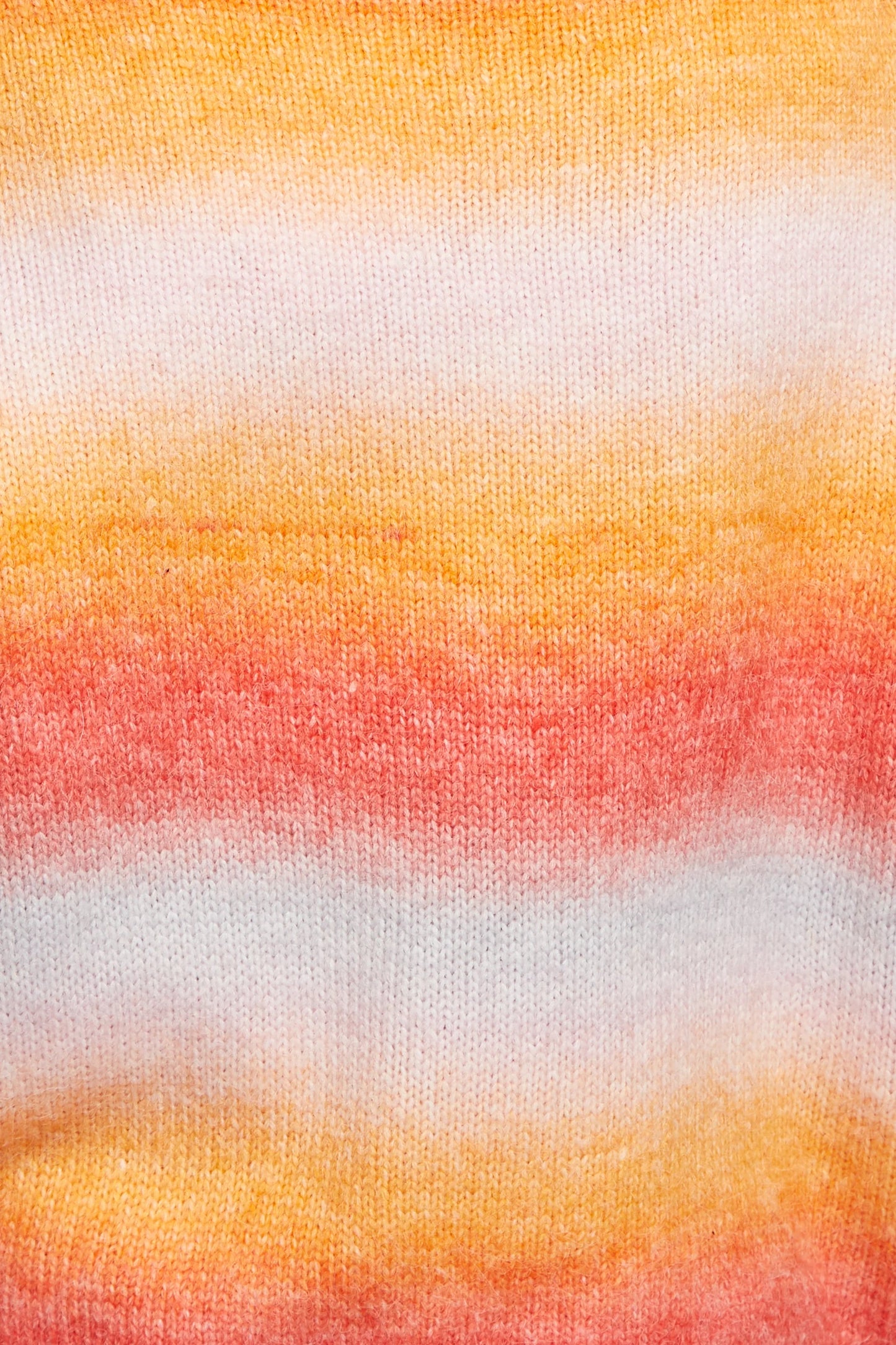 Louche Thao V Neck Space Dyed Cardigan in Orange