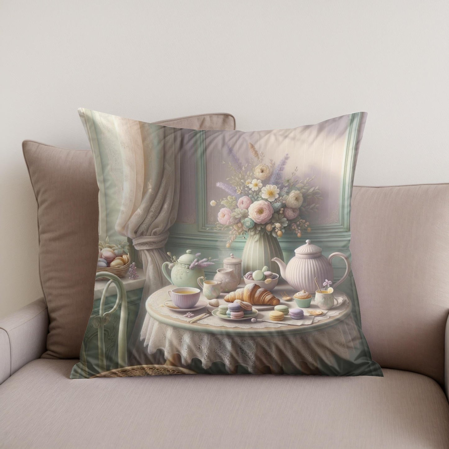 Morning Whimsy Nook Cotton Cushion