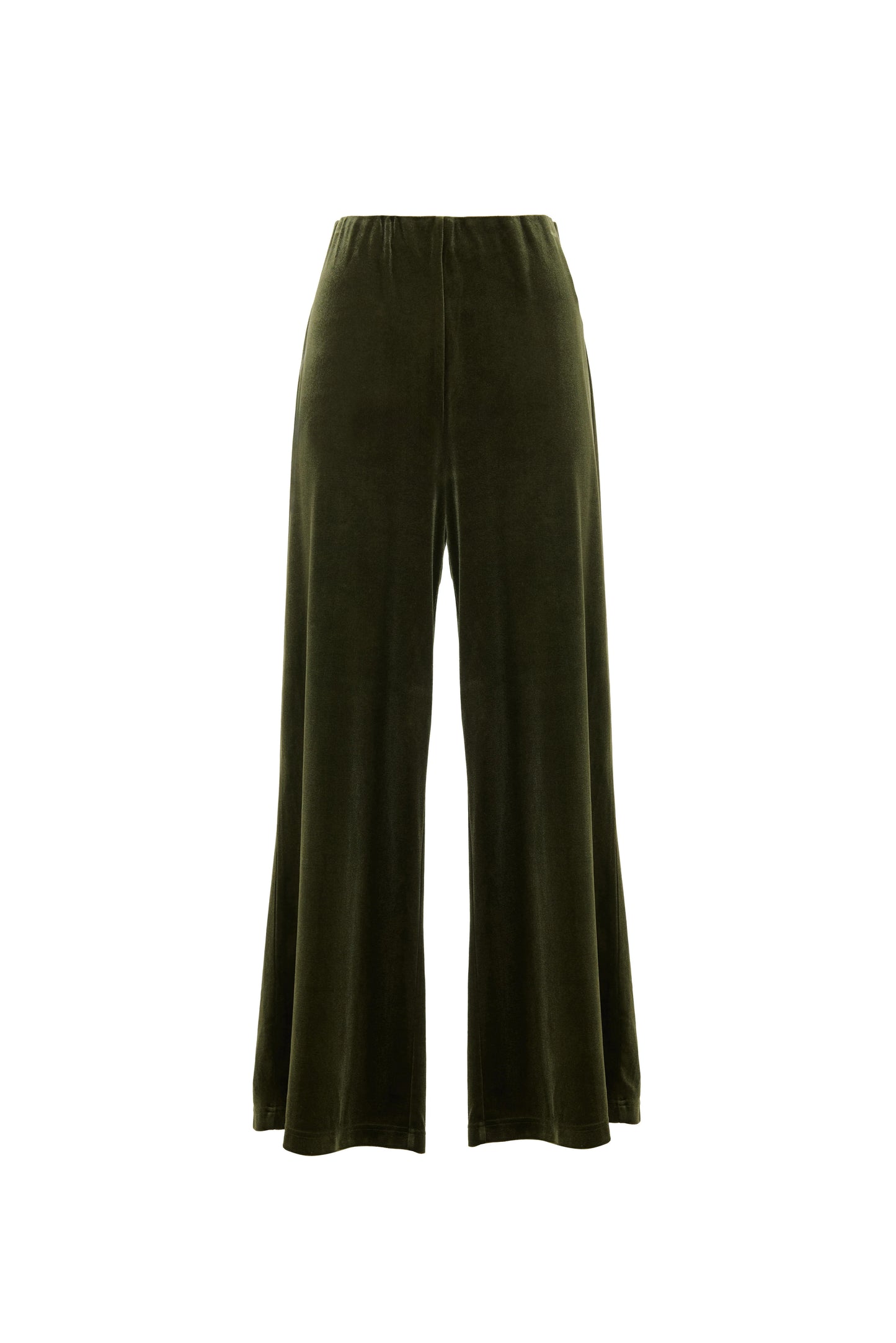 Melvin Velvet Wide Leg Trousers - Sage