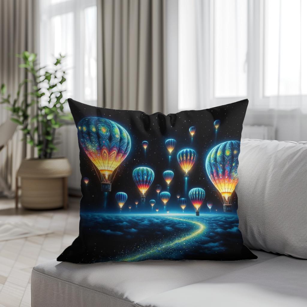 Midnight Enchantment Cotton Cushion