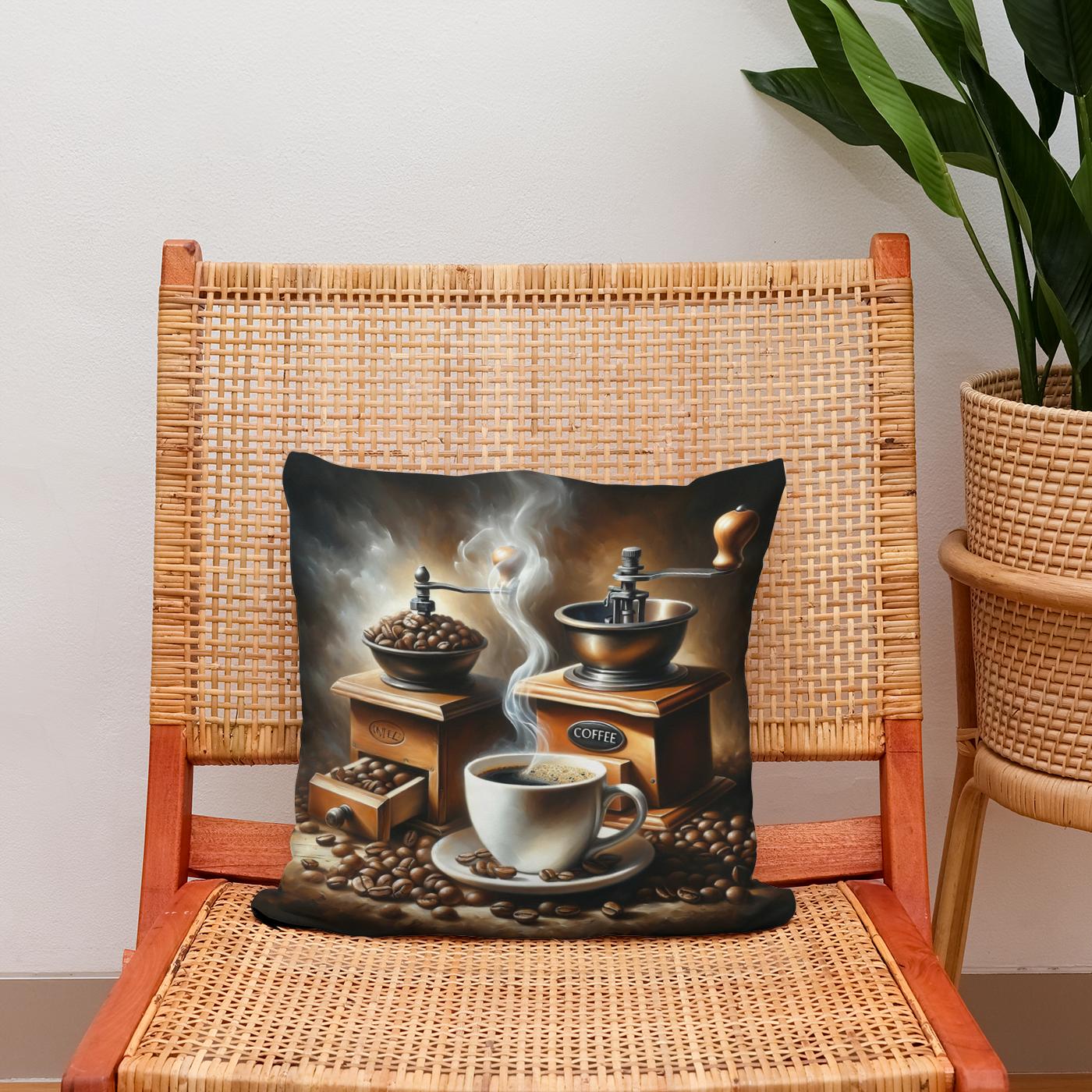 Morning Aroma Cotton Cushion