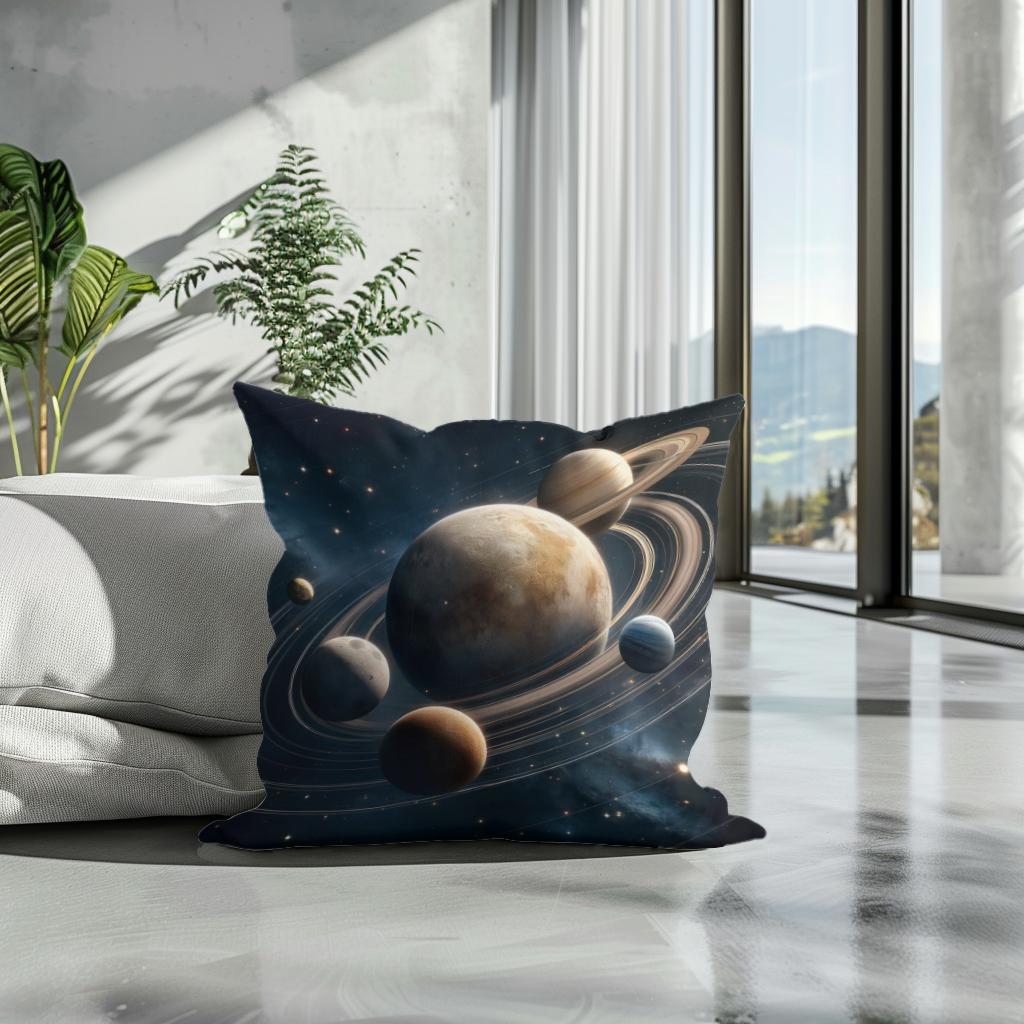 Cosmic Ballet Cotton Cushion