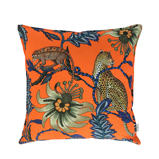 Ardmore - Monkey Bean Flame Linen Cushion Cover