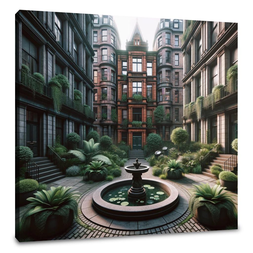 Victorian Oasis Glasgow Canvas
