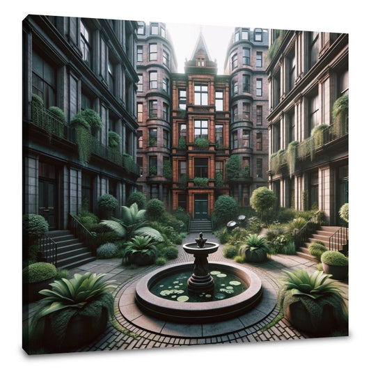 Victorian Oasis Glasgow Canvas