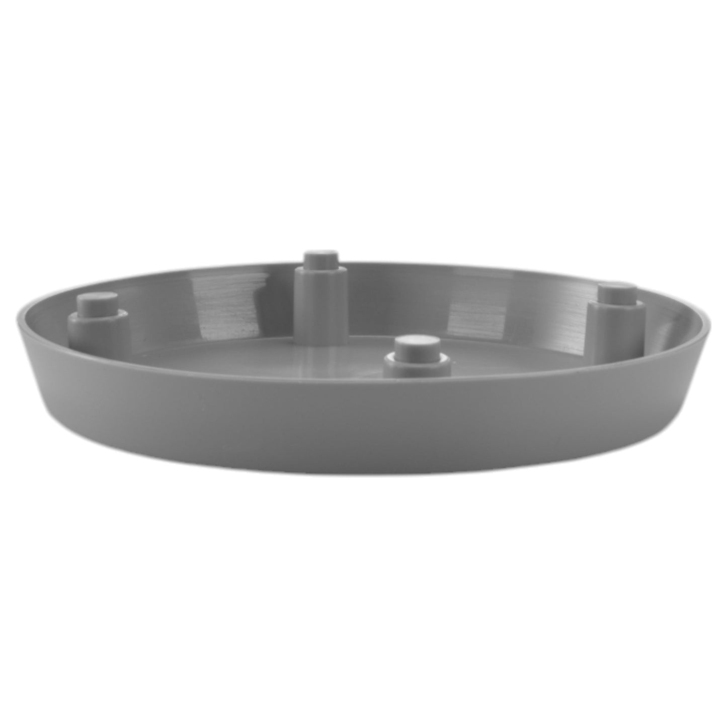 Mika Pot with Saucer 190mm Platinum