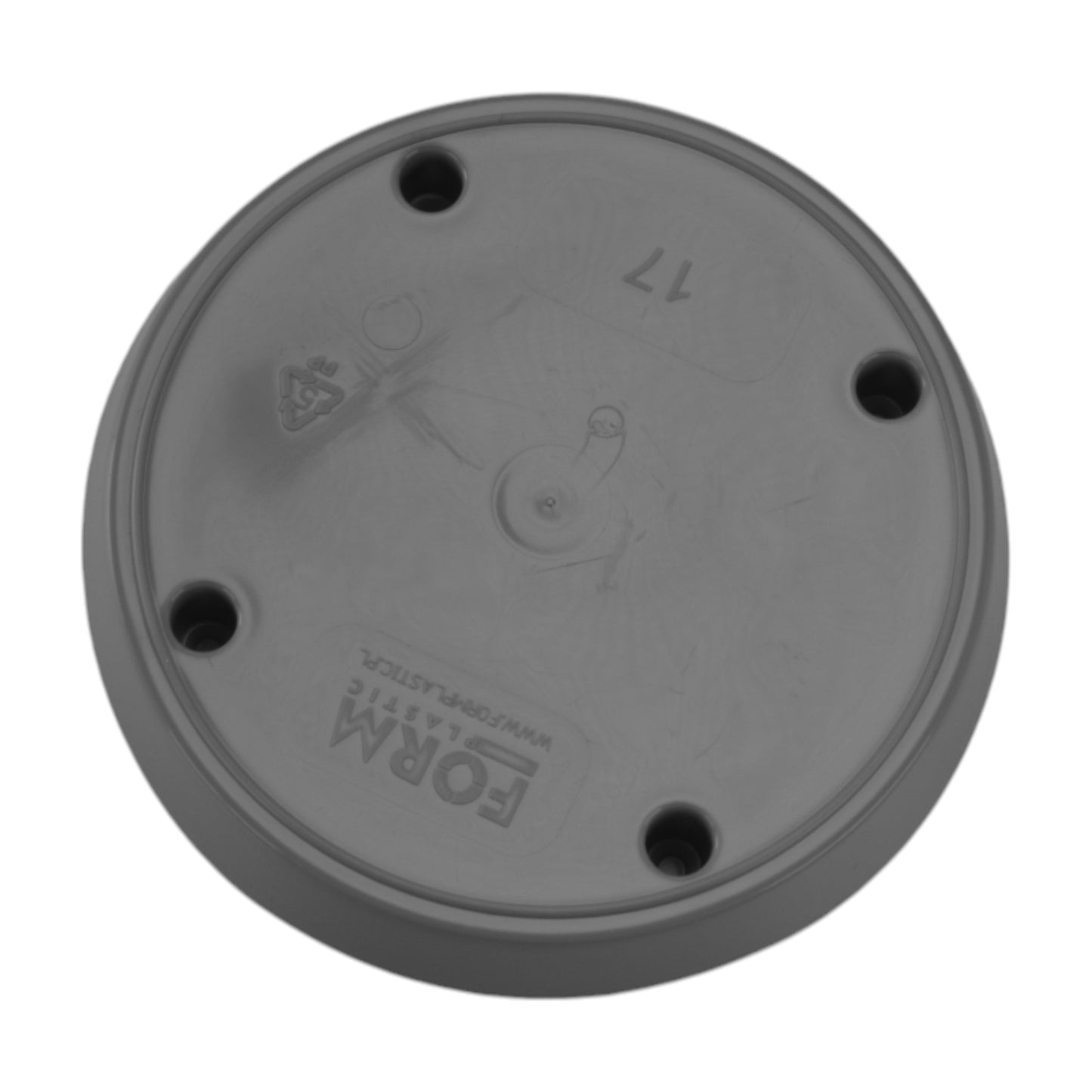 Mika Pot with Saucer 190mm Platinum