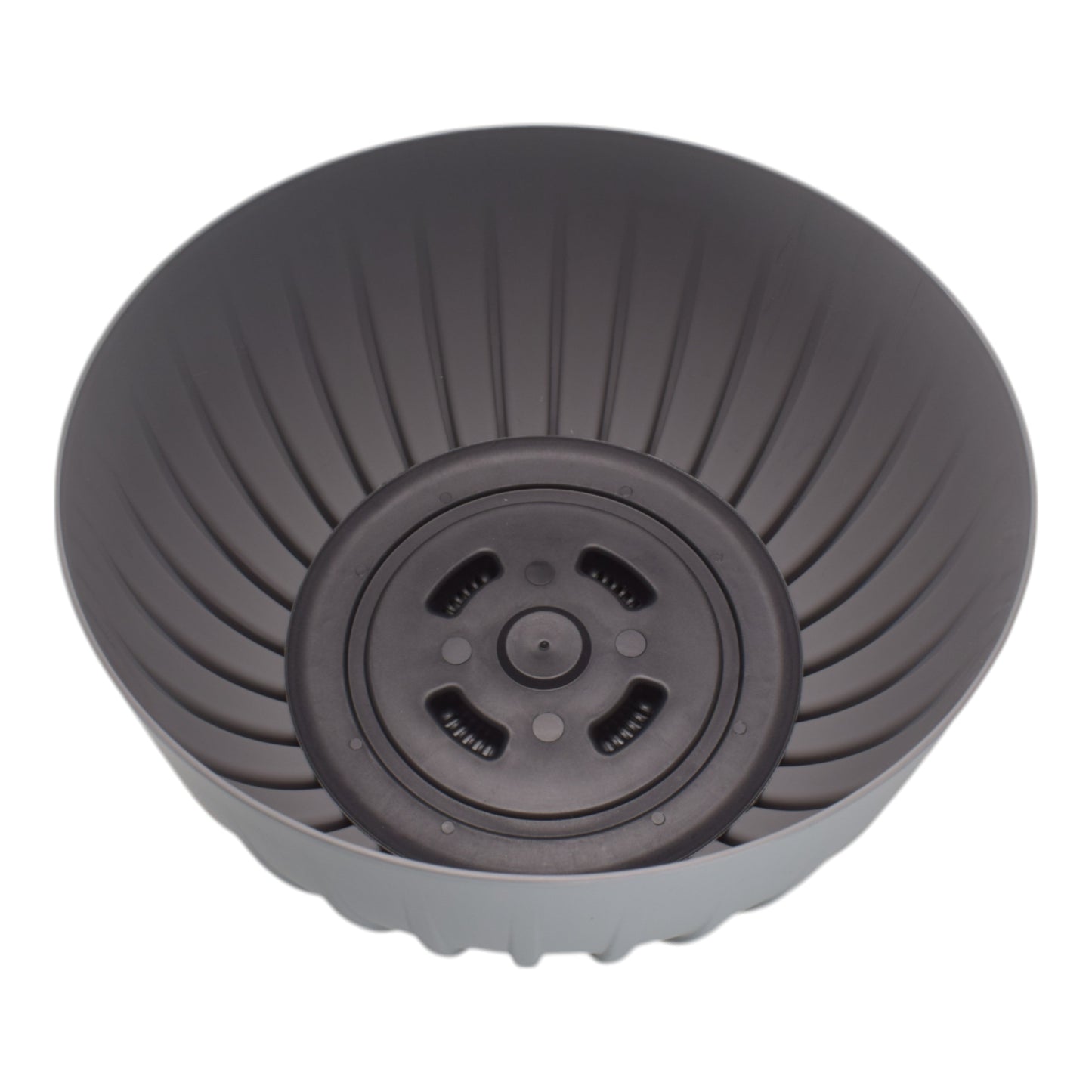 Mira Bowl Pot, Insert and Hole With Plug 240mm Gray