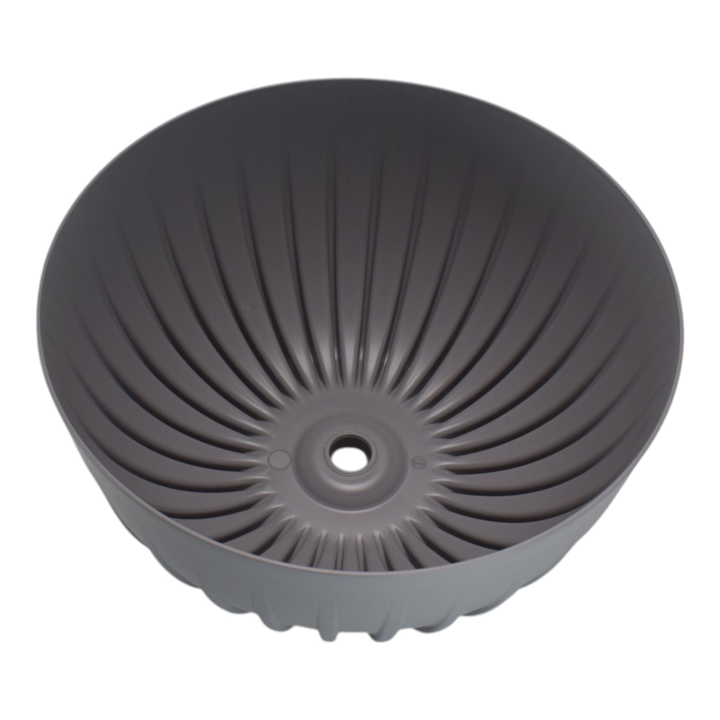 Mira Bowl Pot, Insert and Hole With Plug 240mm Gray