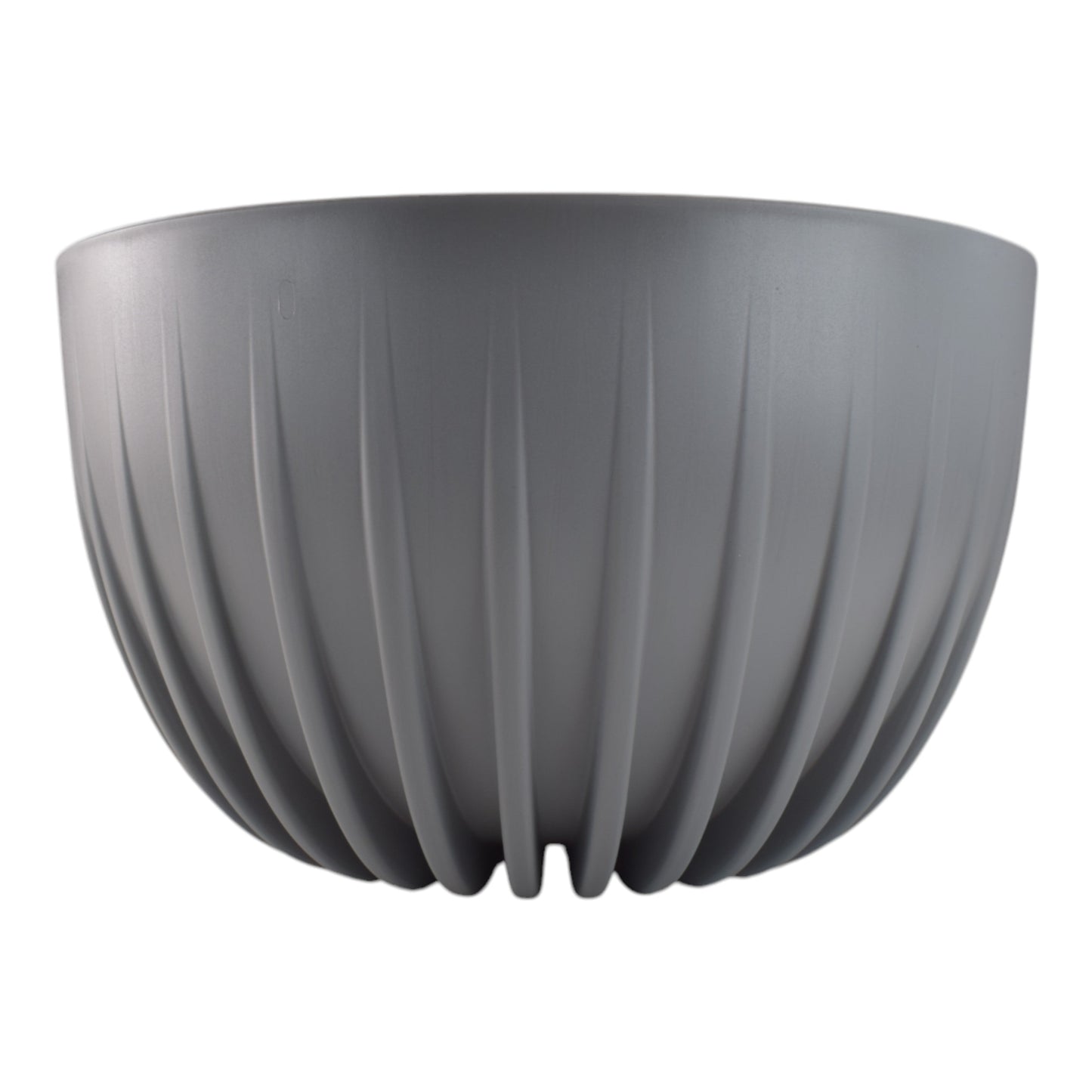 Mira Bowl Pot, Insert and Hole With Plug 240mm Gray