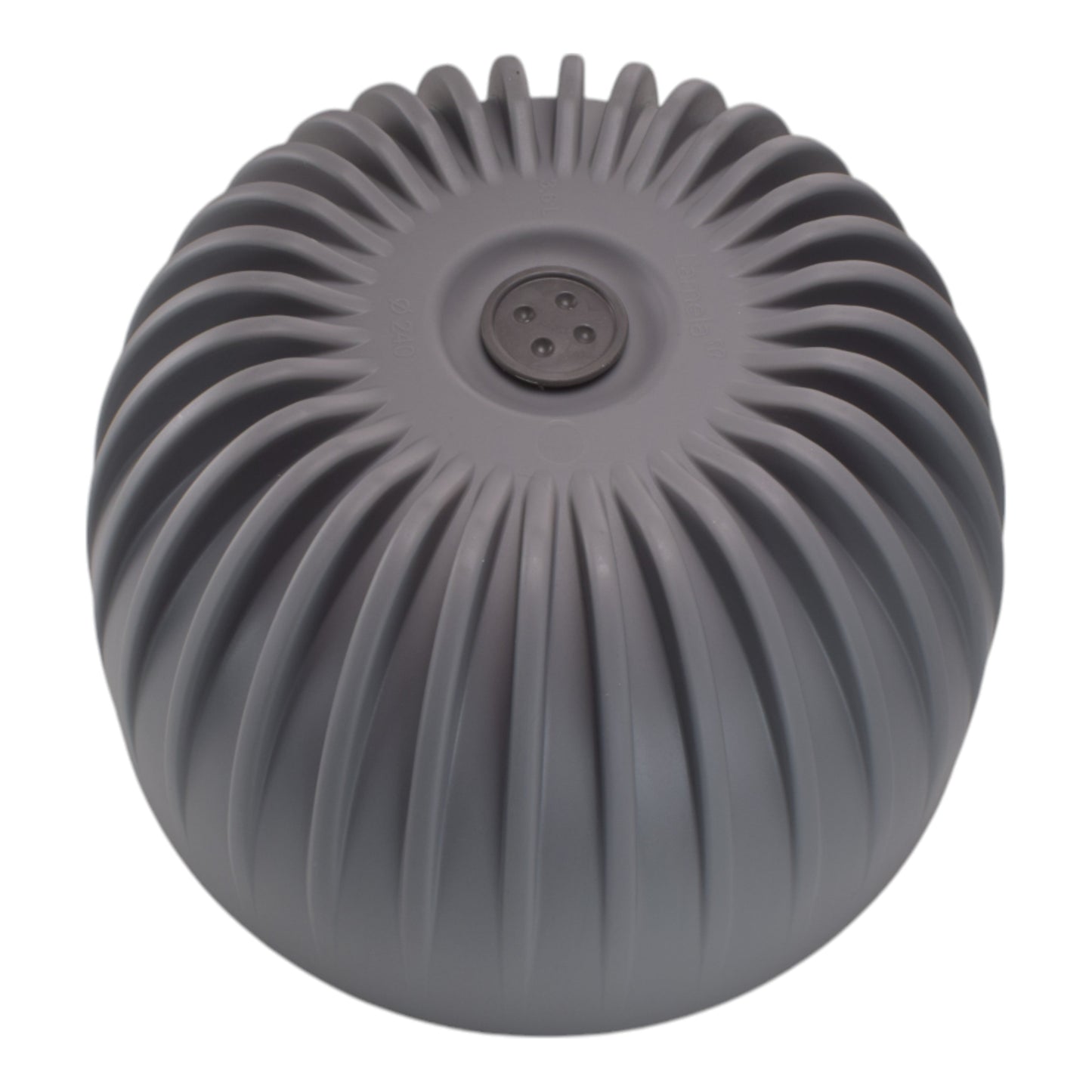 Mira Bowl Pot, Insert and Hole With Plug 240mm Gray