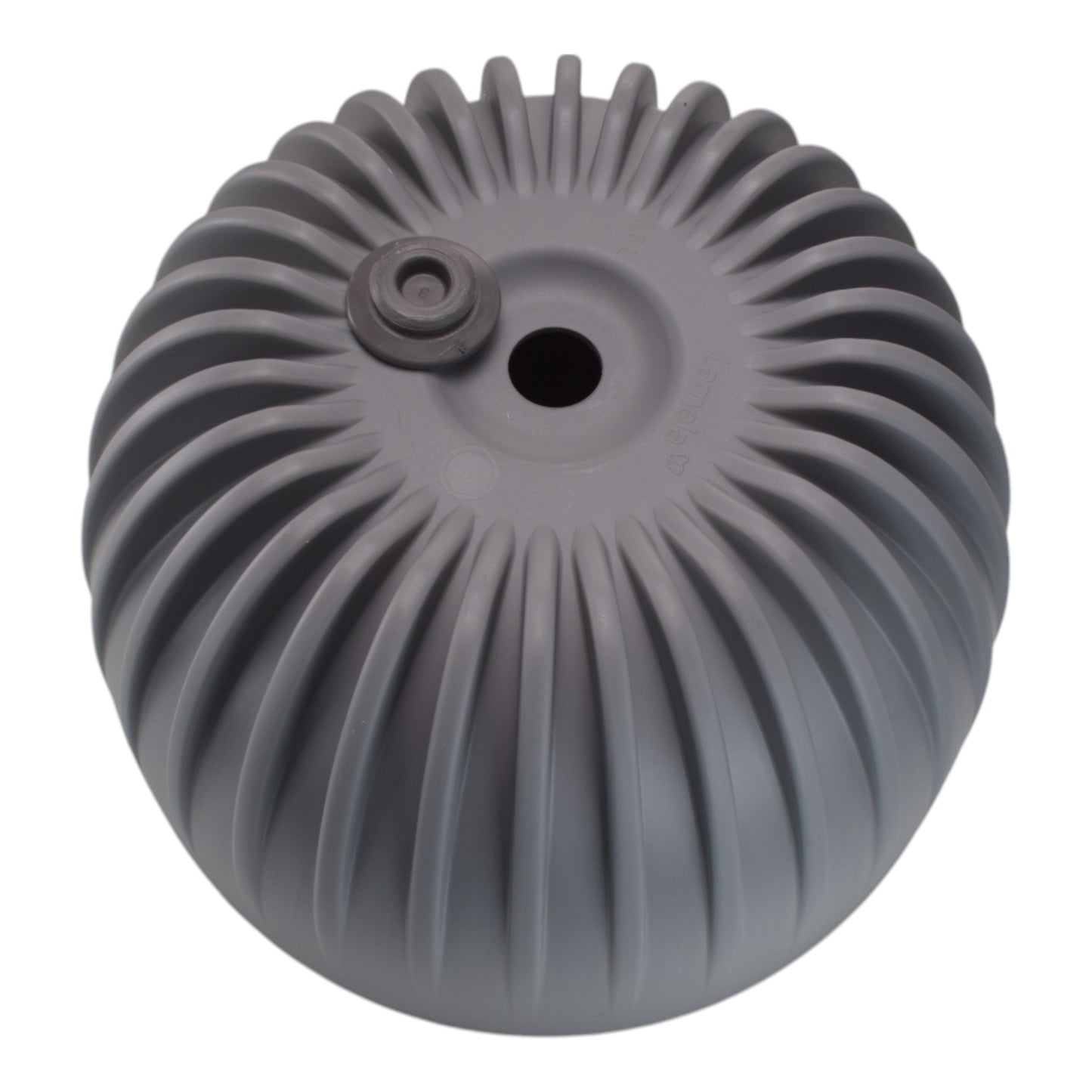 Mira Bowl Pot, Insert and Hole With Plug 240mm Gray