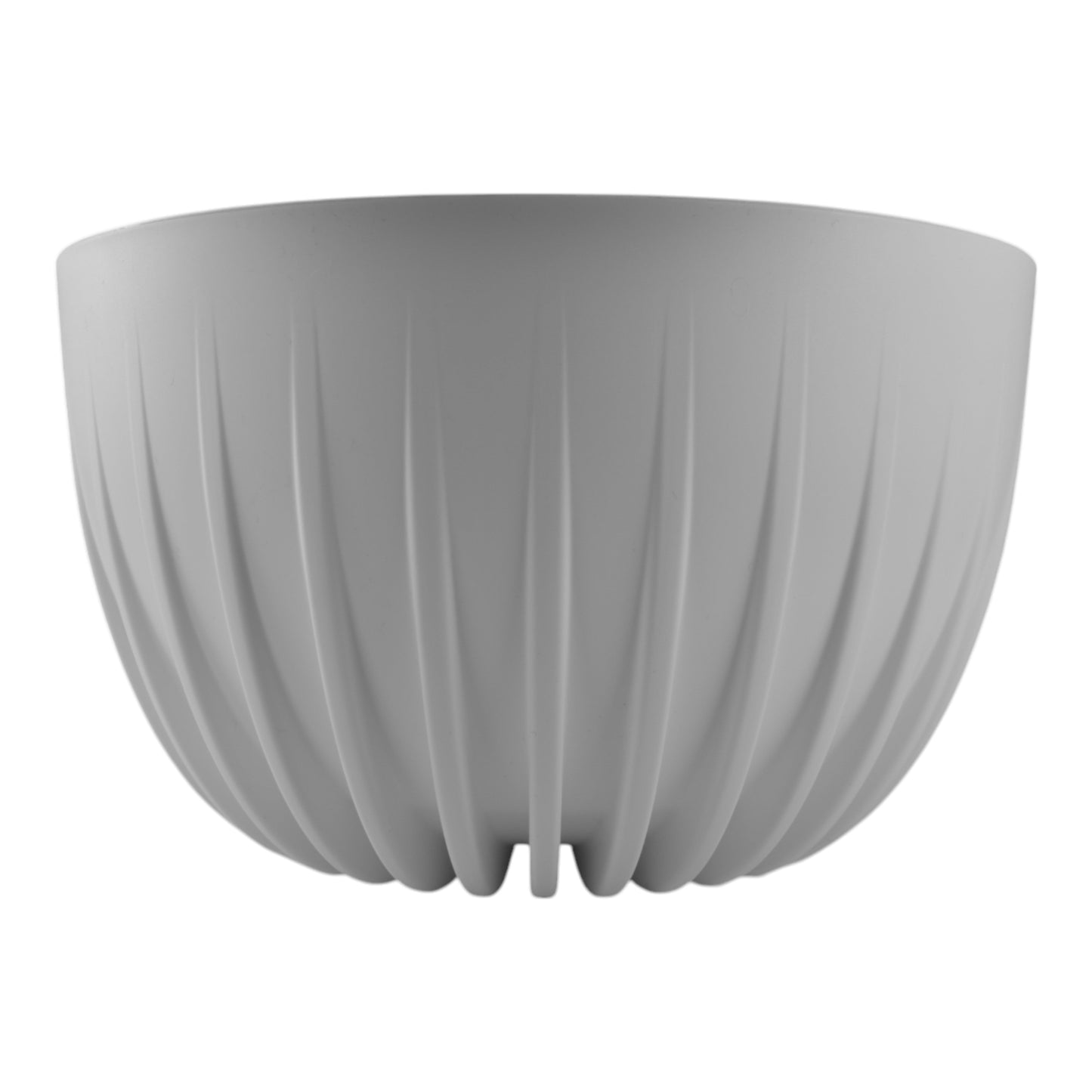 Mira Bowl Pot, Insert and Hole with Plug 300mm White