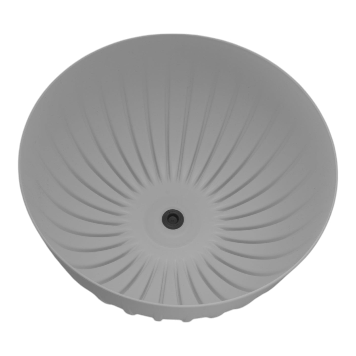 Mira Bowl Pot, Insert and Hole with Plug 300mm White
