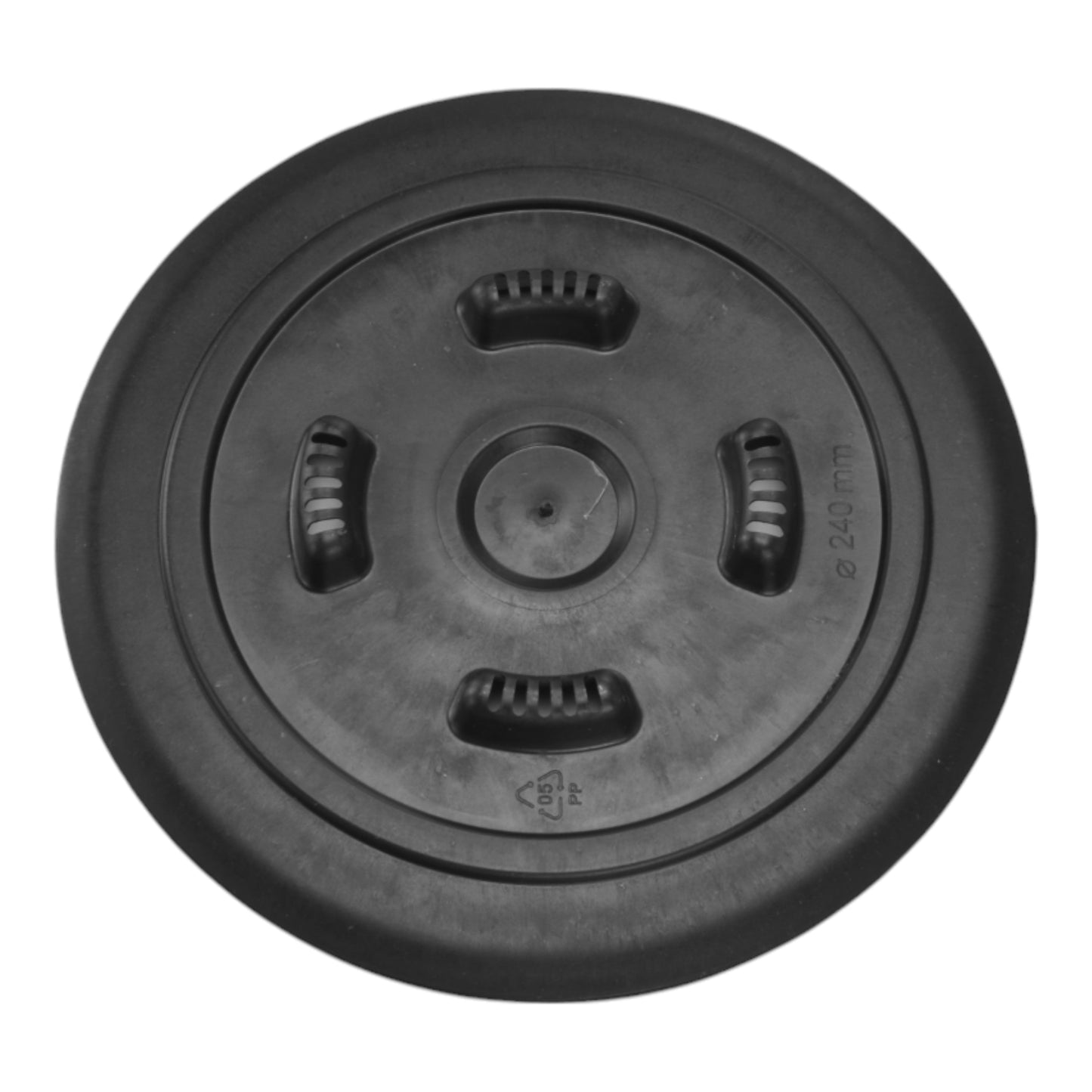 Mira Bowl Pot, Insert and Hole With Plug 240mm White