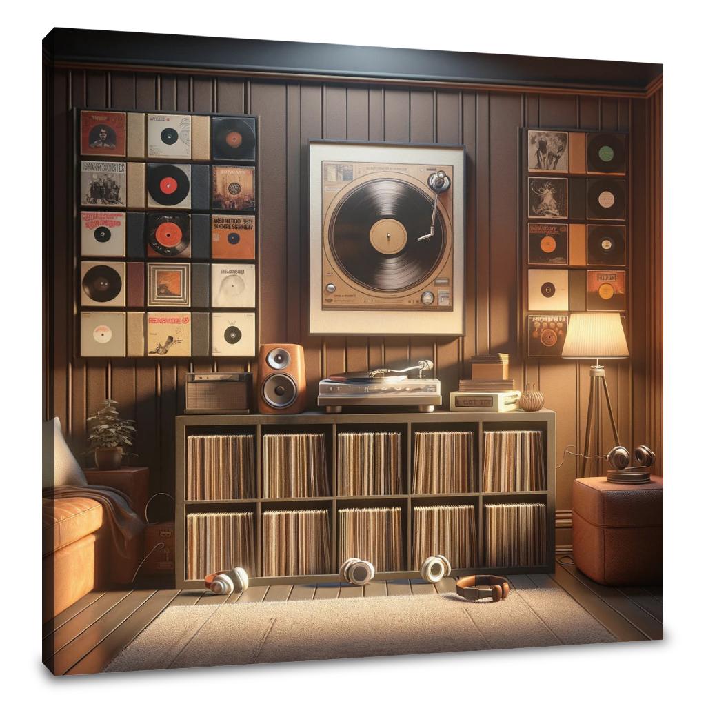 Vinyl Nostalgia Canvas