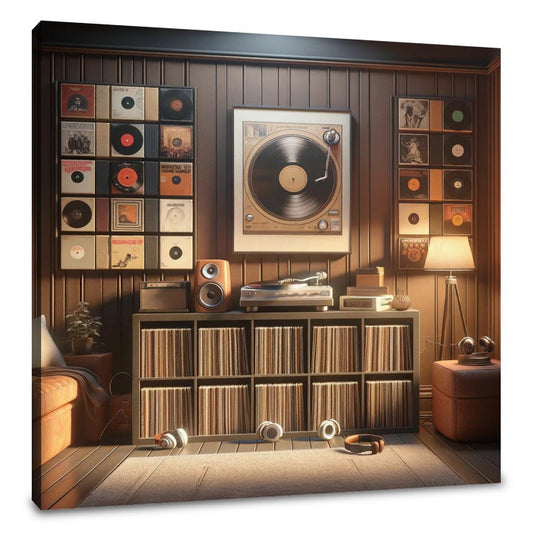 Vinyl Nostalgia Canvas