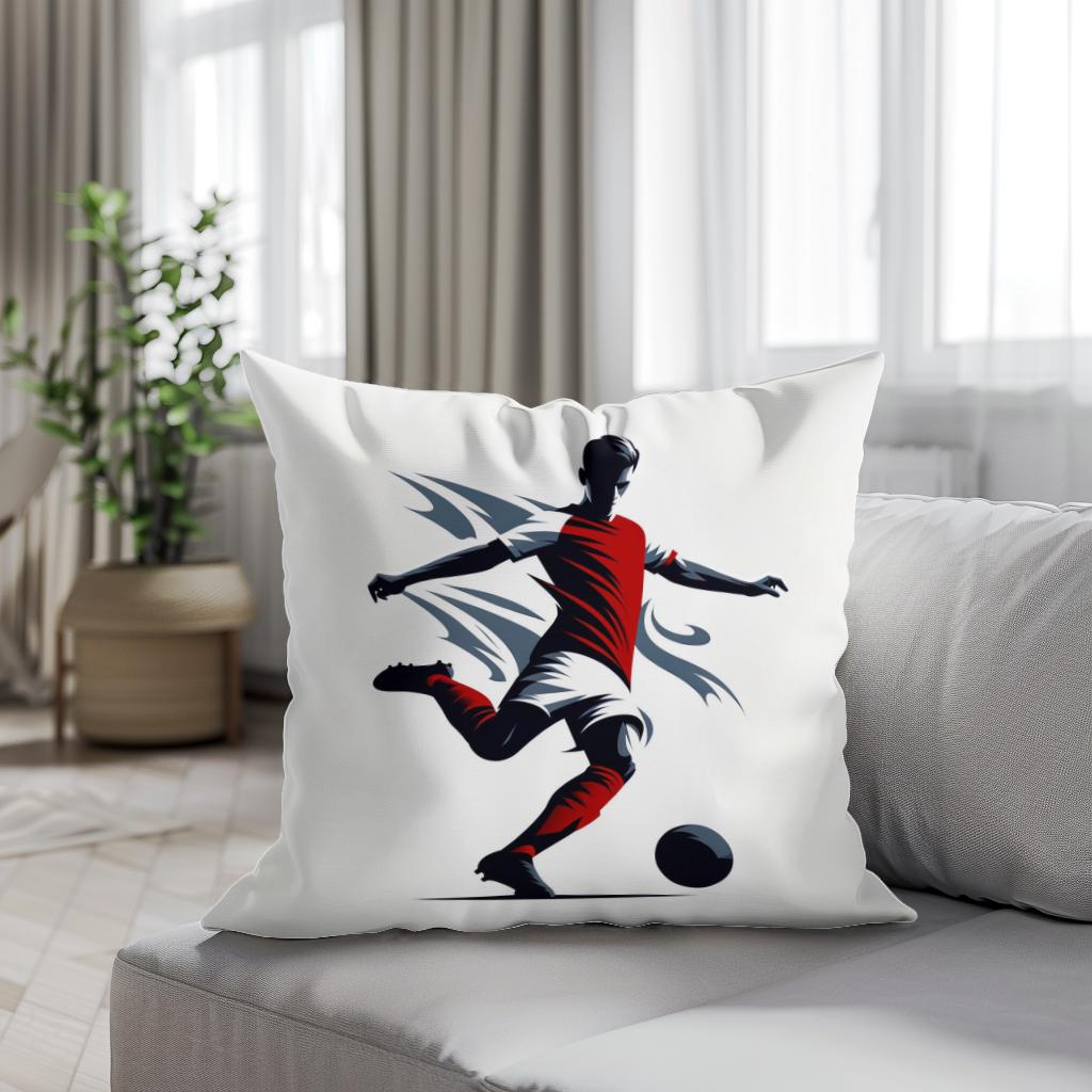 North London Red Cotton Cushion