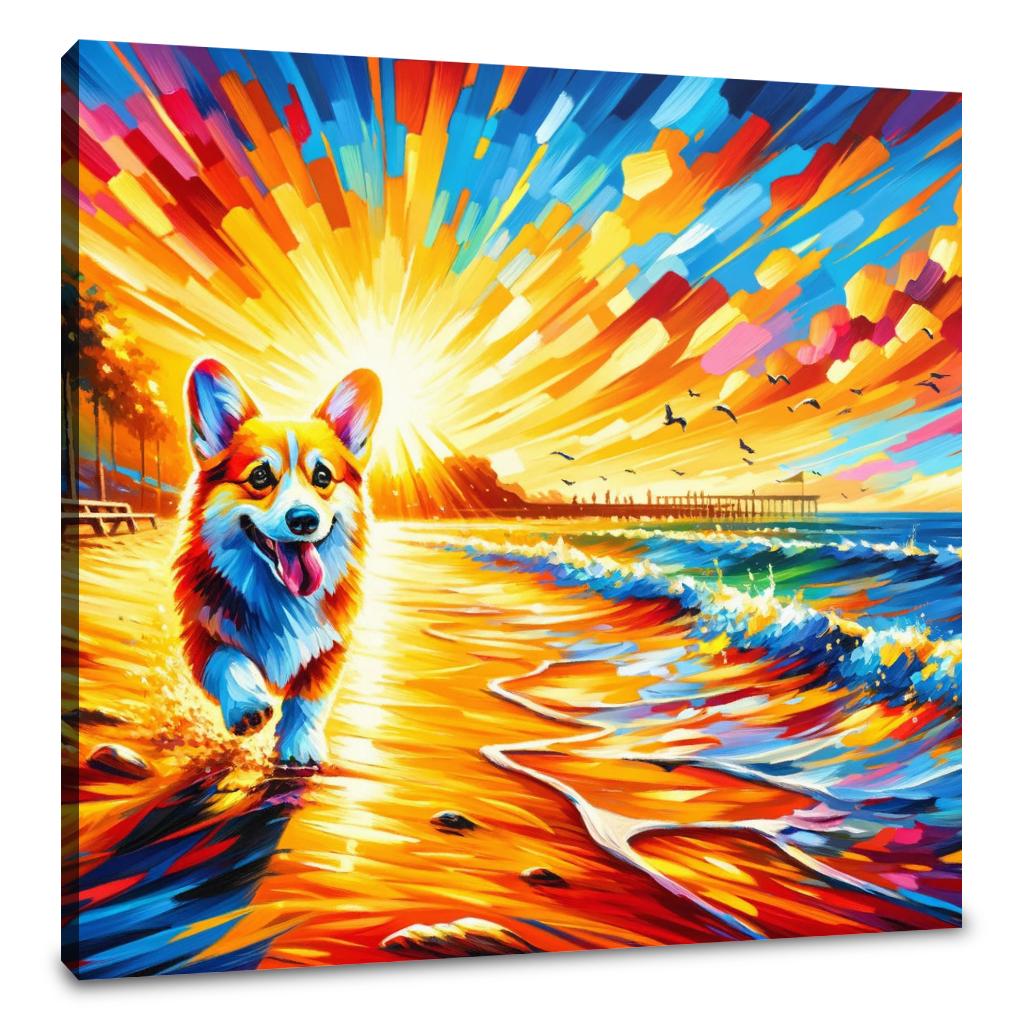 Sunset Frolic Canvas