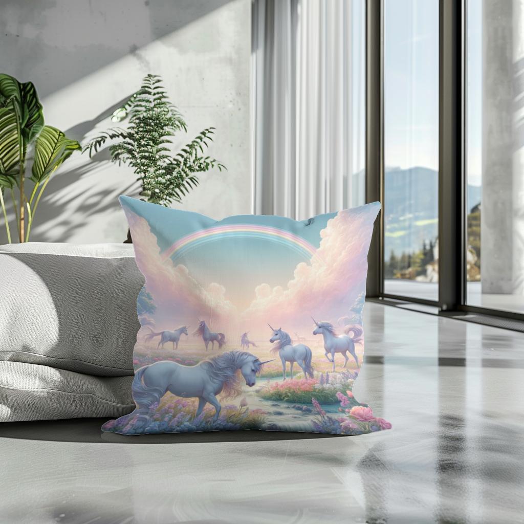 Unicorn Fantasy Cotton Cushion