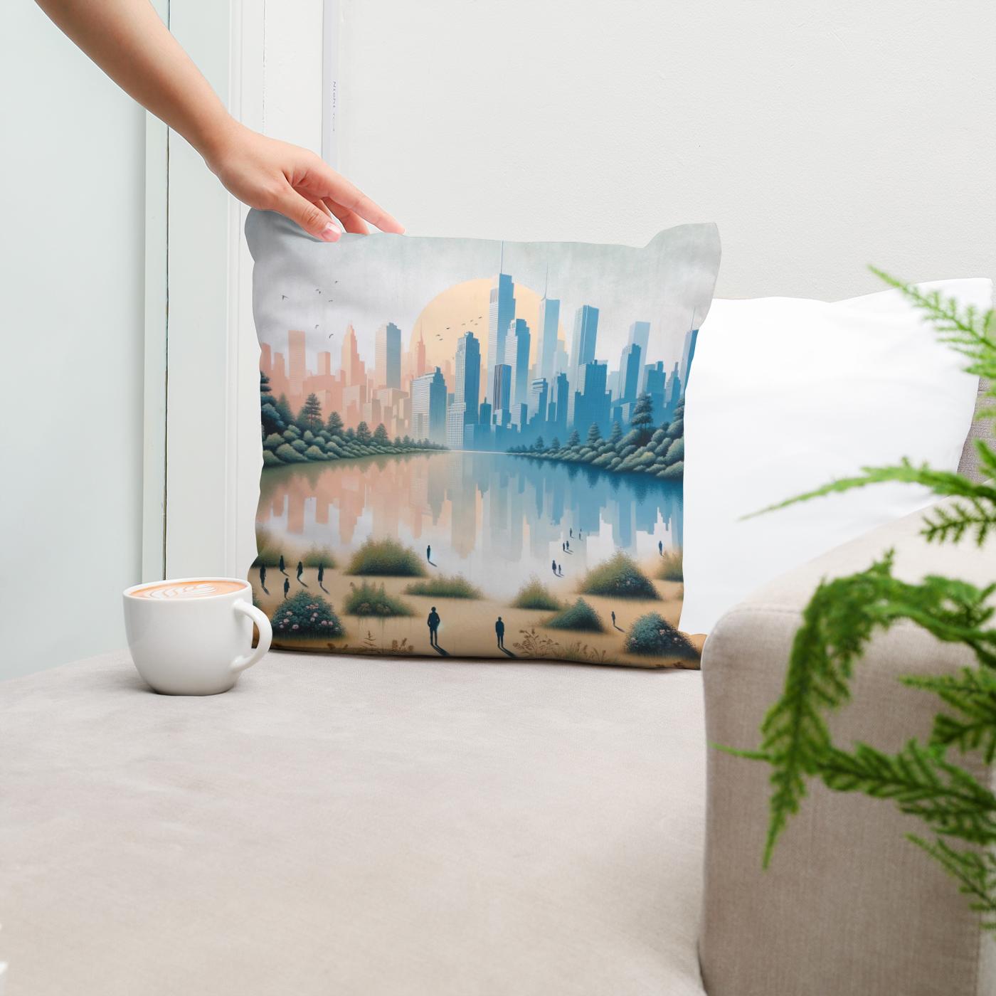 Skyline Harmony Cotton Cushion