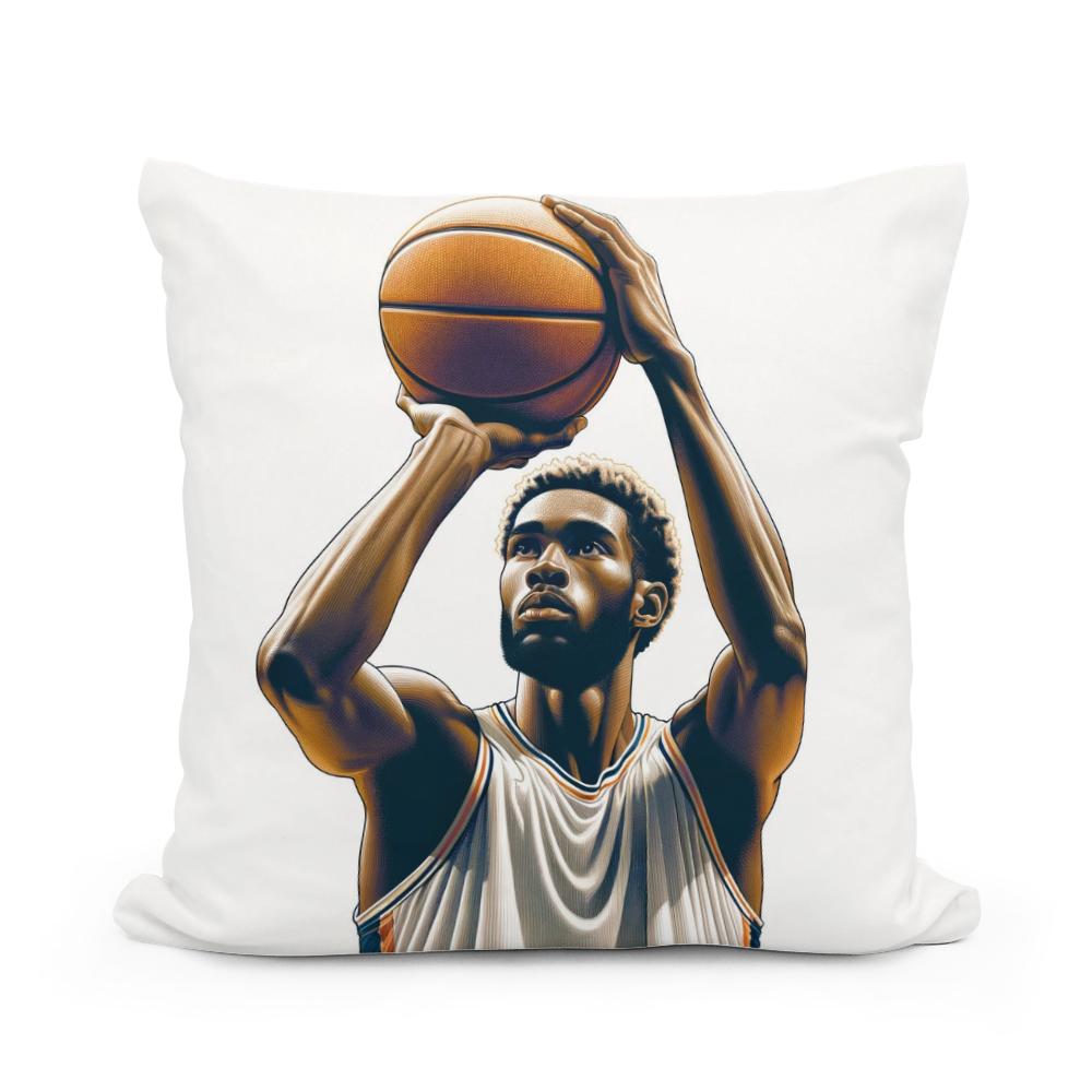 Free Throw Focus Cotton Cushion