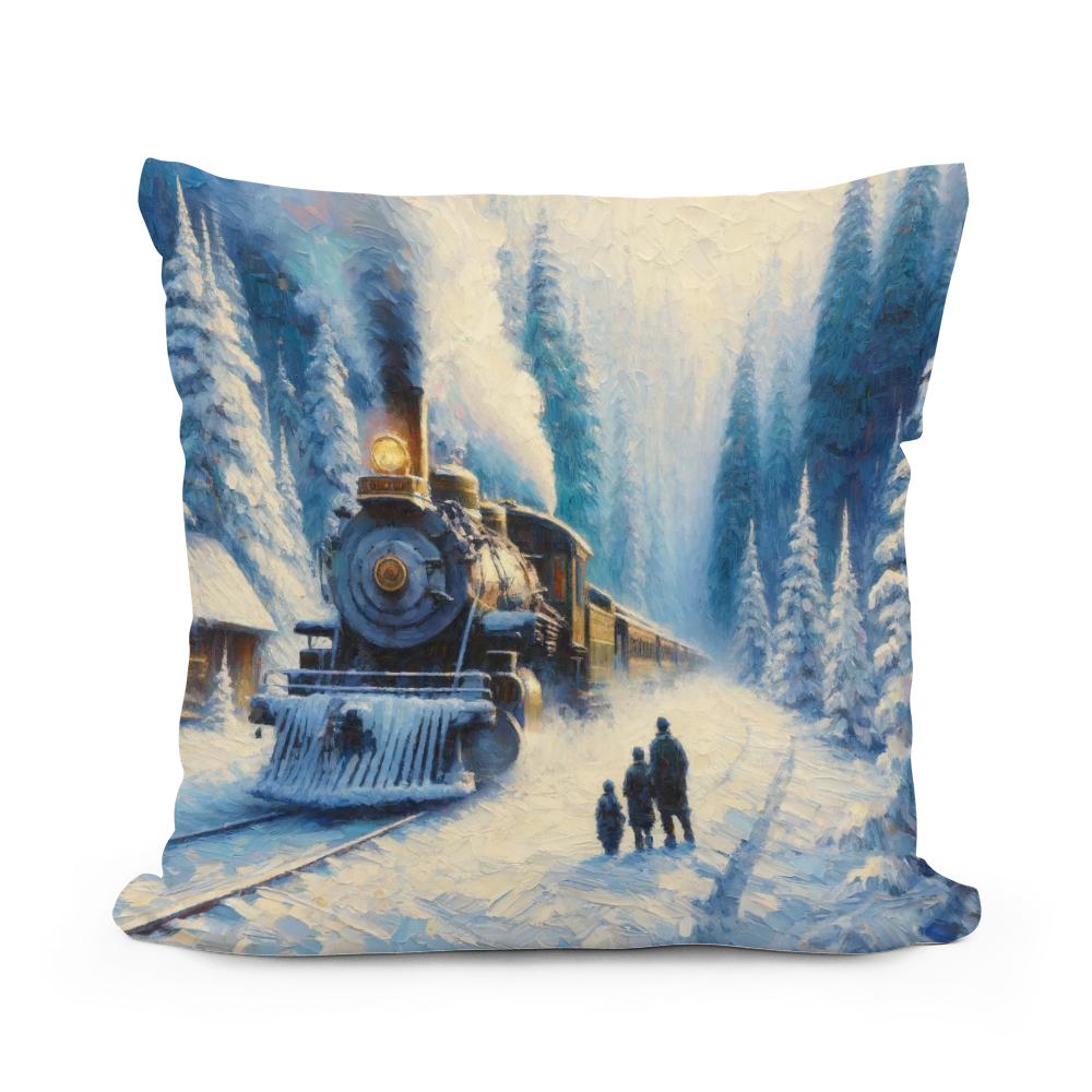 Winter Journey Wonder Cotton Cushion