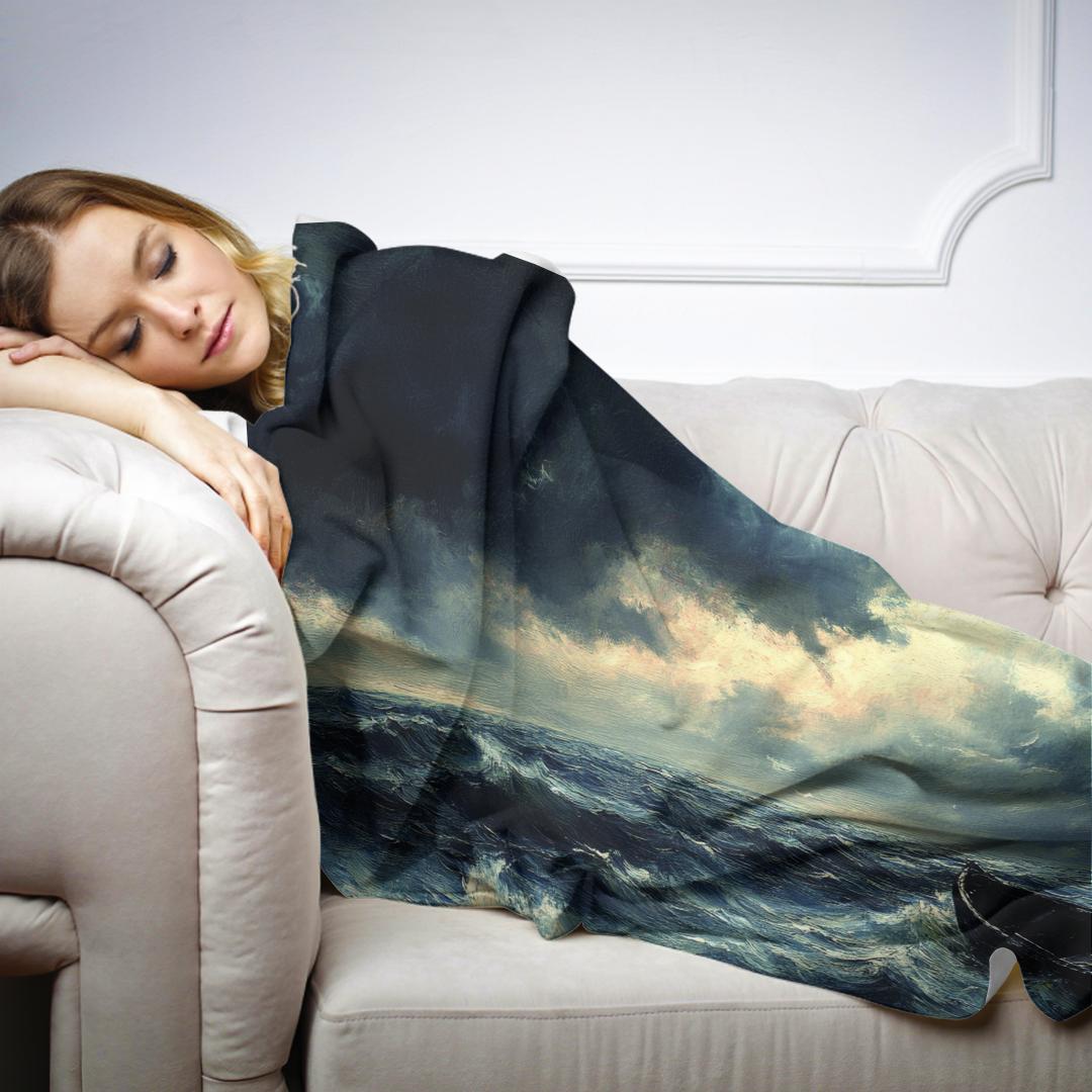 Summer Storm Lake Blanket