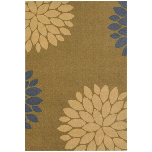 Recycled Washable Floral Mat | 130