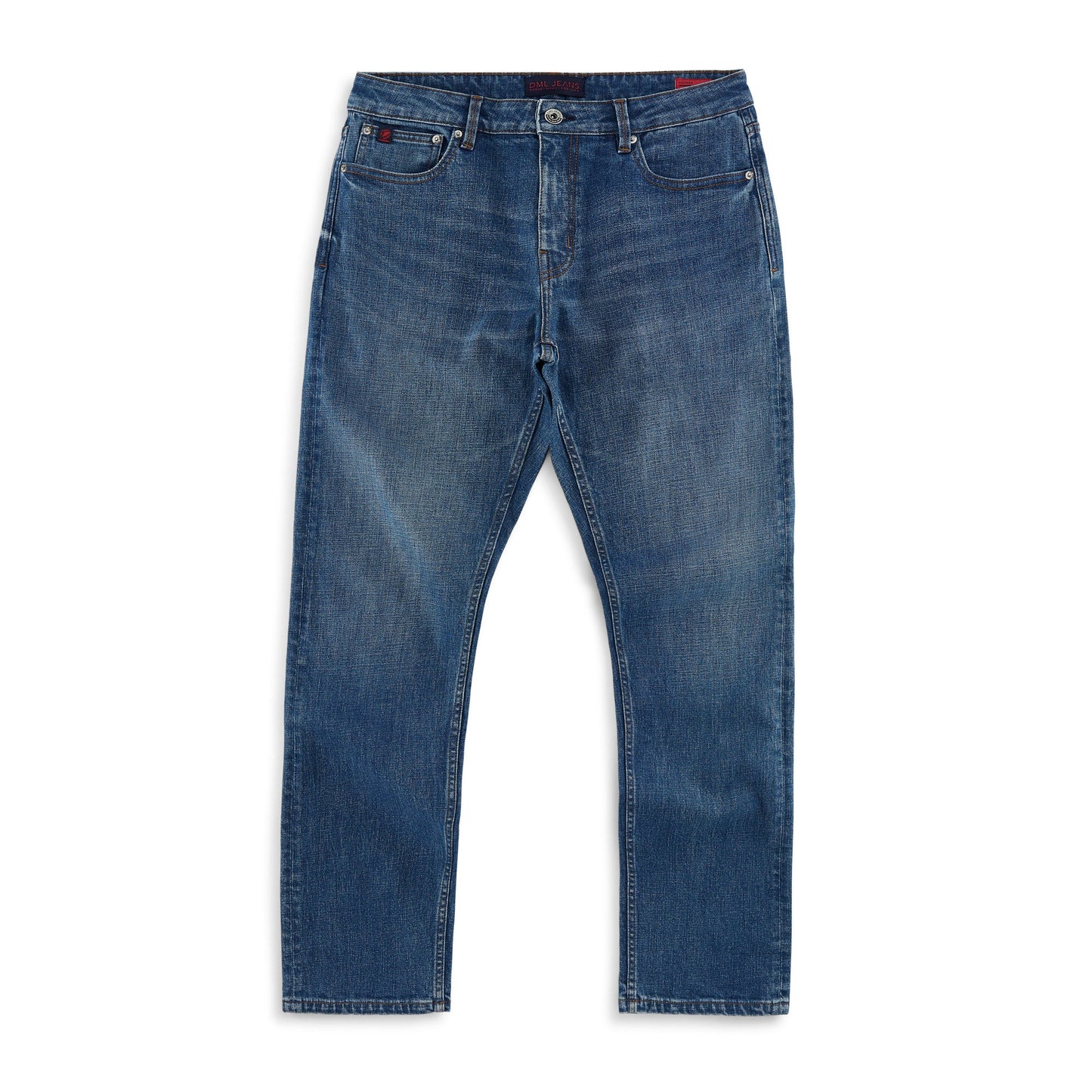 Montana Loose Fit Jeans In Mid Blue