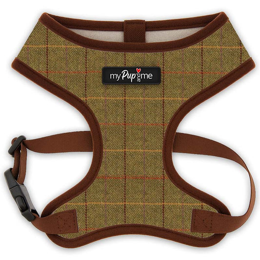 Luxury Tweed Harness by My Pup and Me