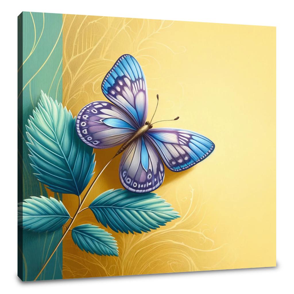Blue Butterfly Canvas