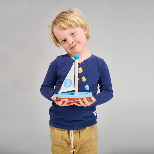 Wooden Sailing Boat
