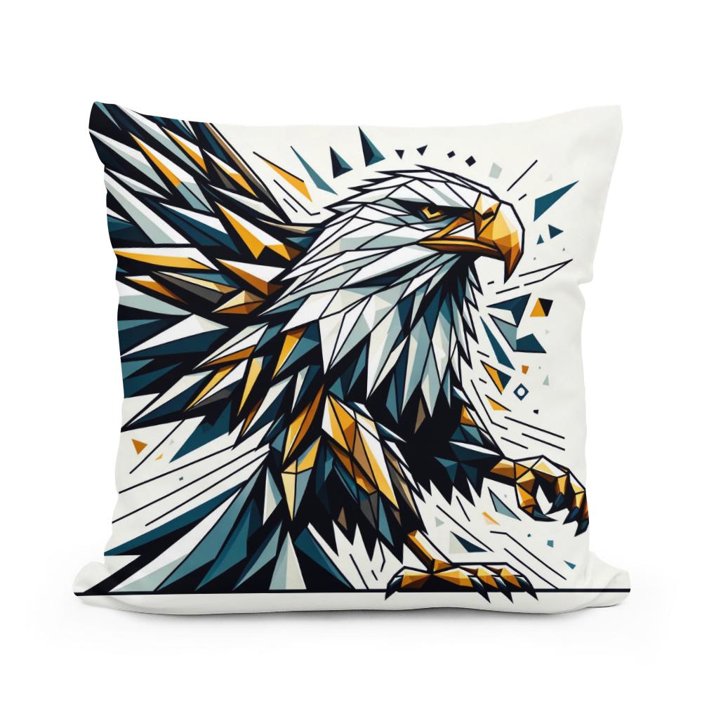 Regal Geometric Eagle Flight Cotton Cushion