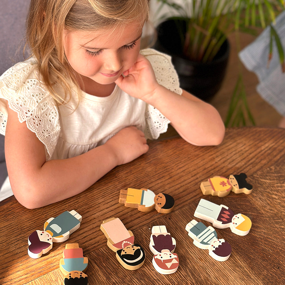 Doll Family With Dog