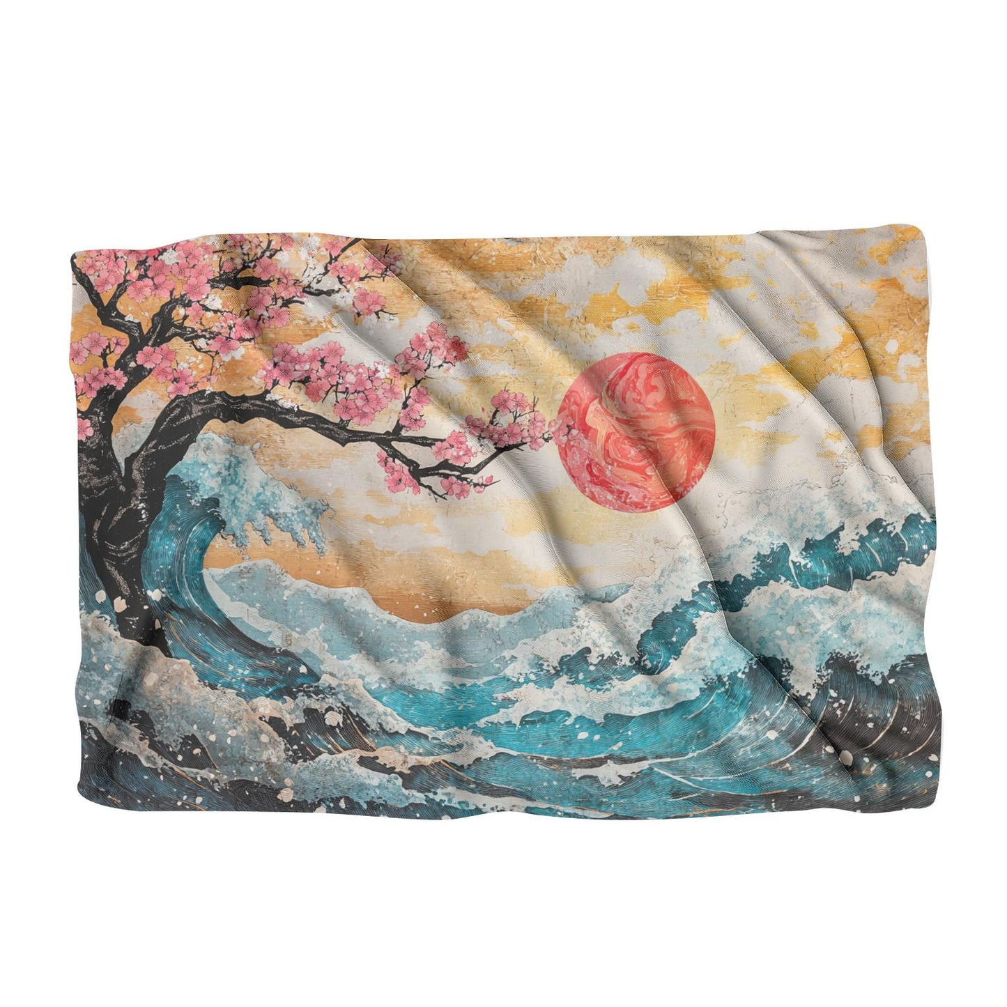 Vibrant Nature Burst Blanket