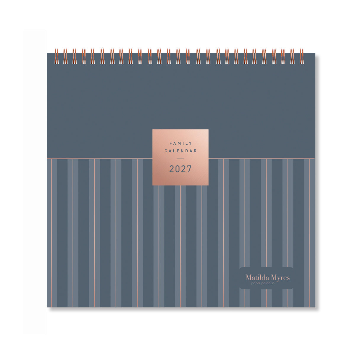 Matilda Myres | 2027 Monthly Five Column Family Calendar | Month-to-View
