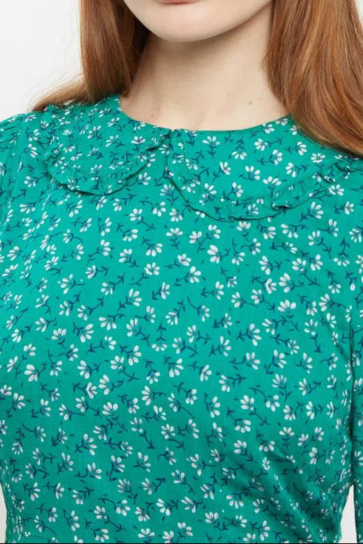 Louche Myfanway Naive Ditsy Print Mini Dress