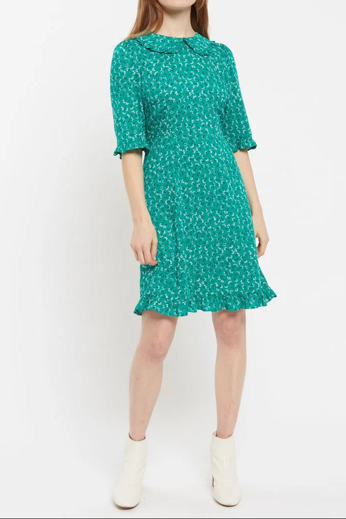 Louche Myfanway Naive Ditsy Print Mini Dress