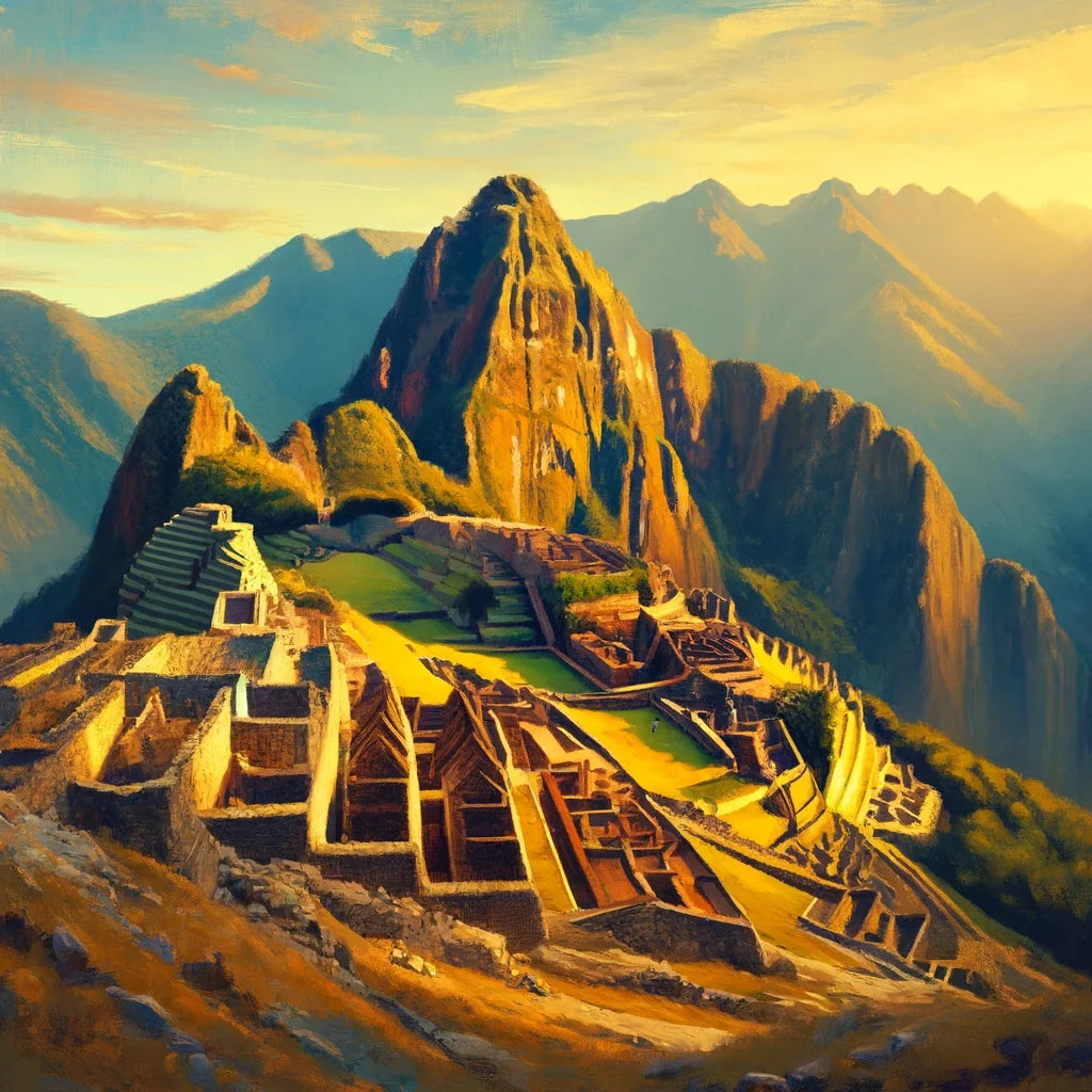 Machu Picchu Sunrise Canvas