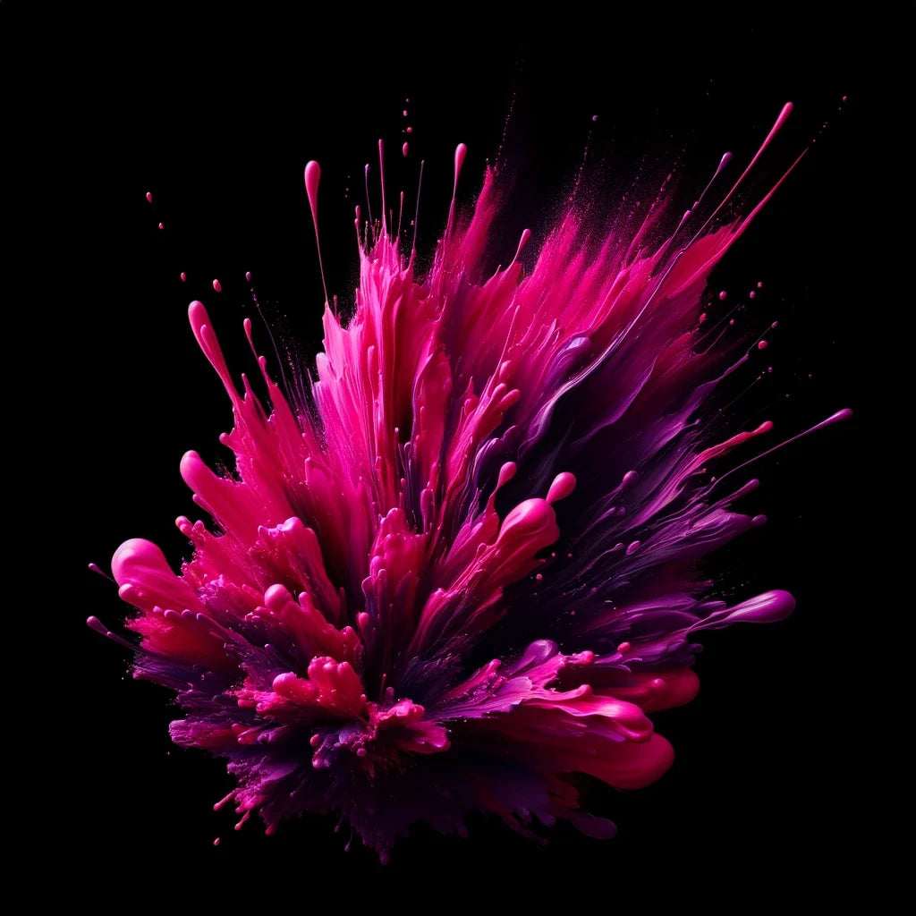 Magenta Energy Cotton Cushion