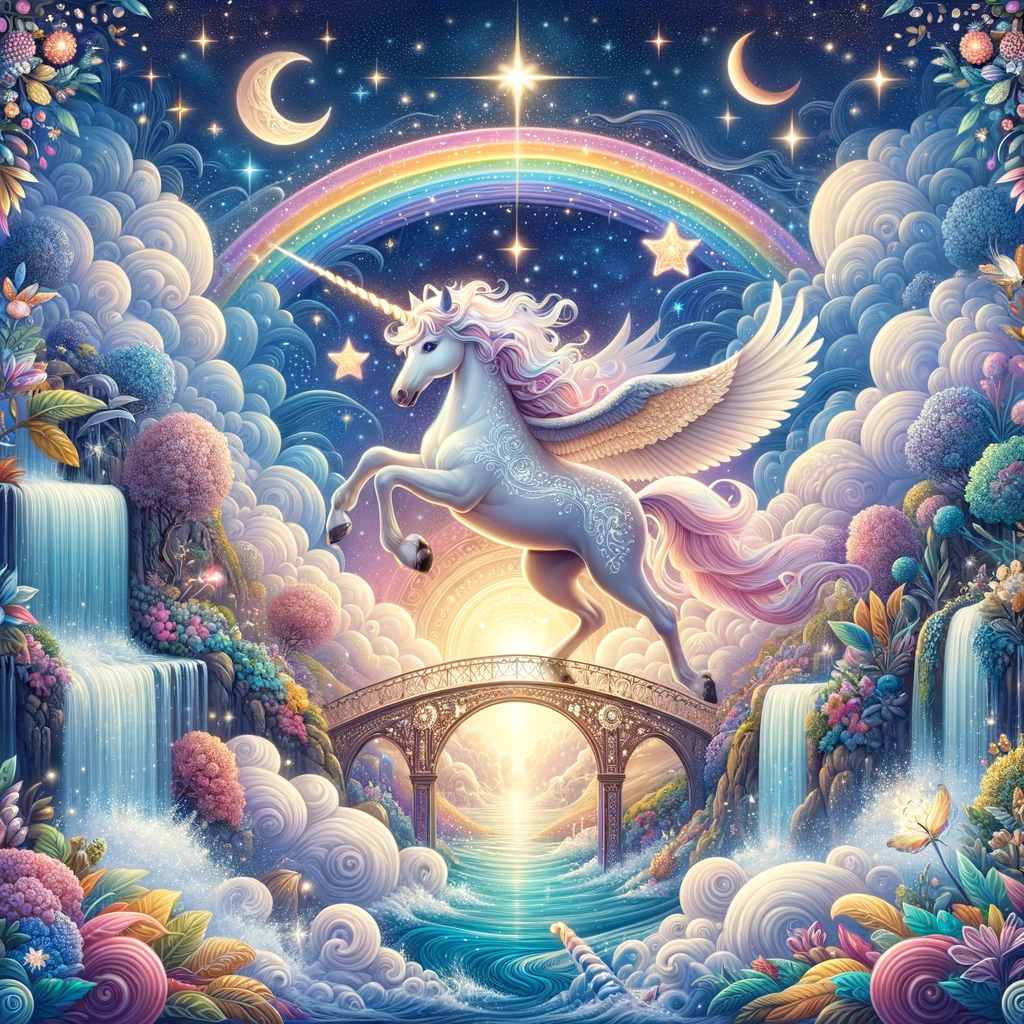 Magical Unicorn Enchantment Canvas