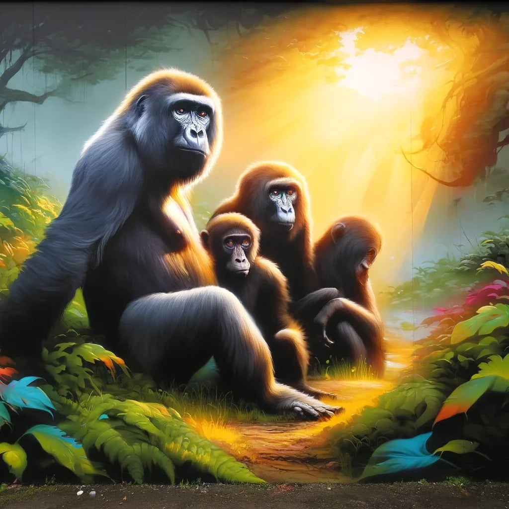 Majestic Ape Sanctuary Canvas