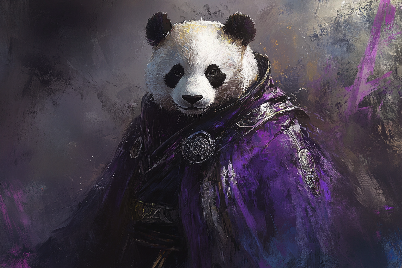 Majestic Panda Regal Canvas