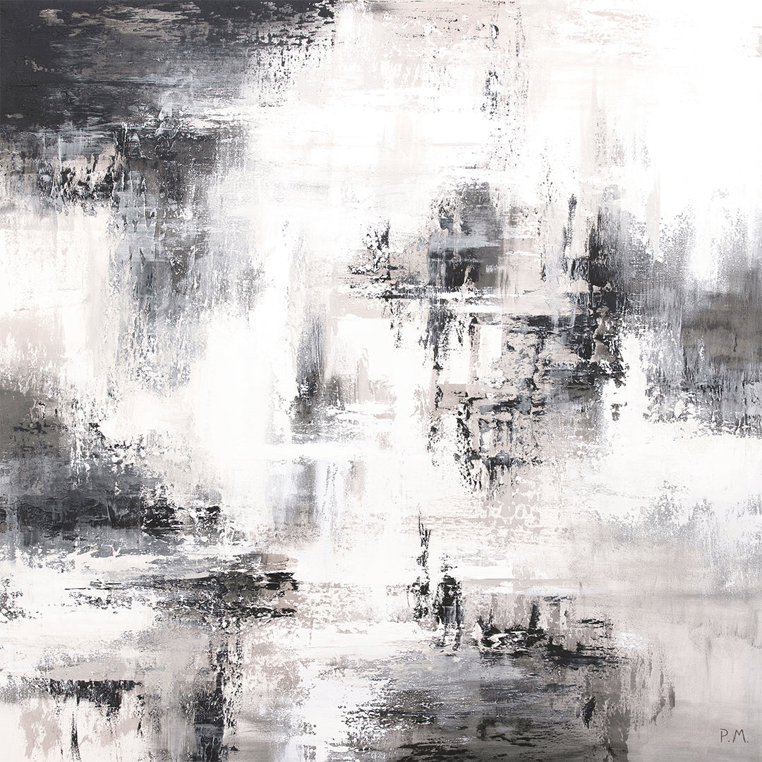 Libra Square Framed Printed Canvas