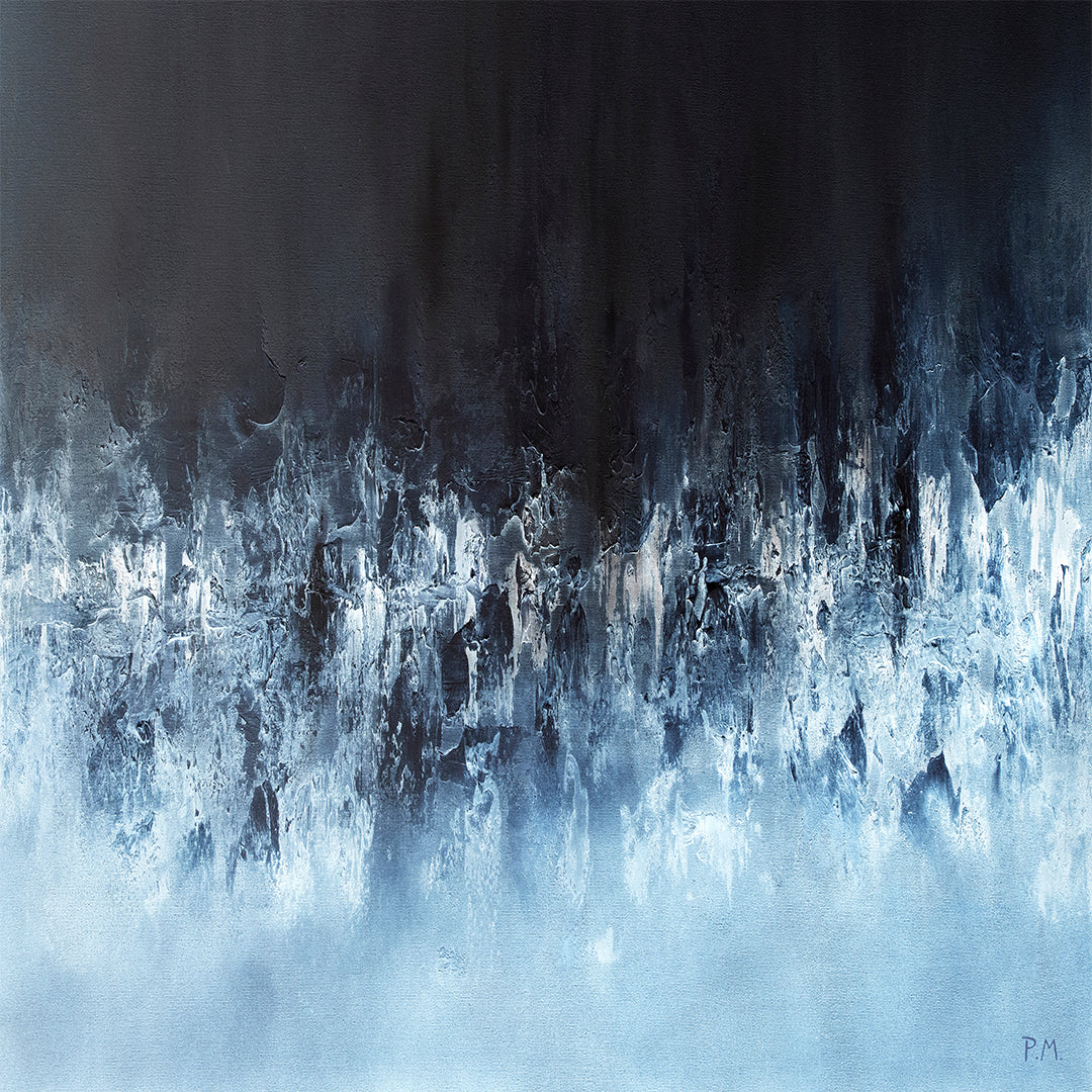 Pisces Square Framed Printed Canvas