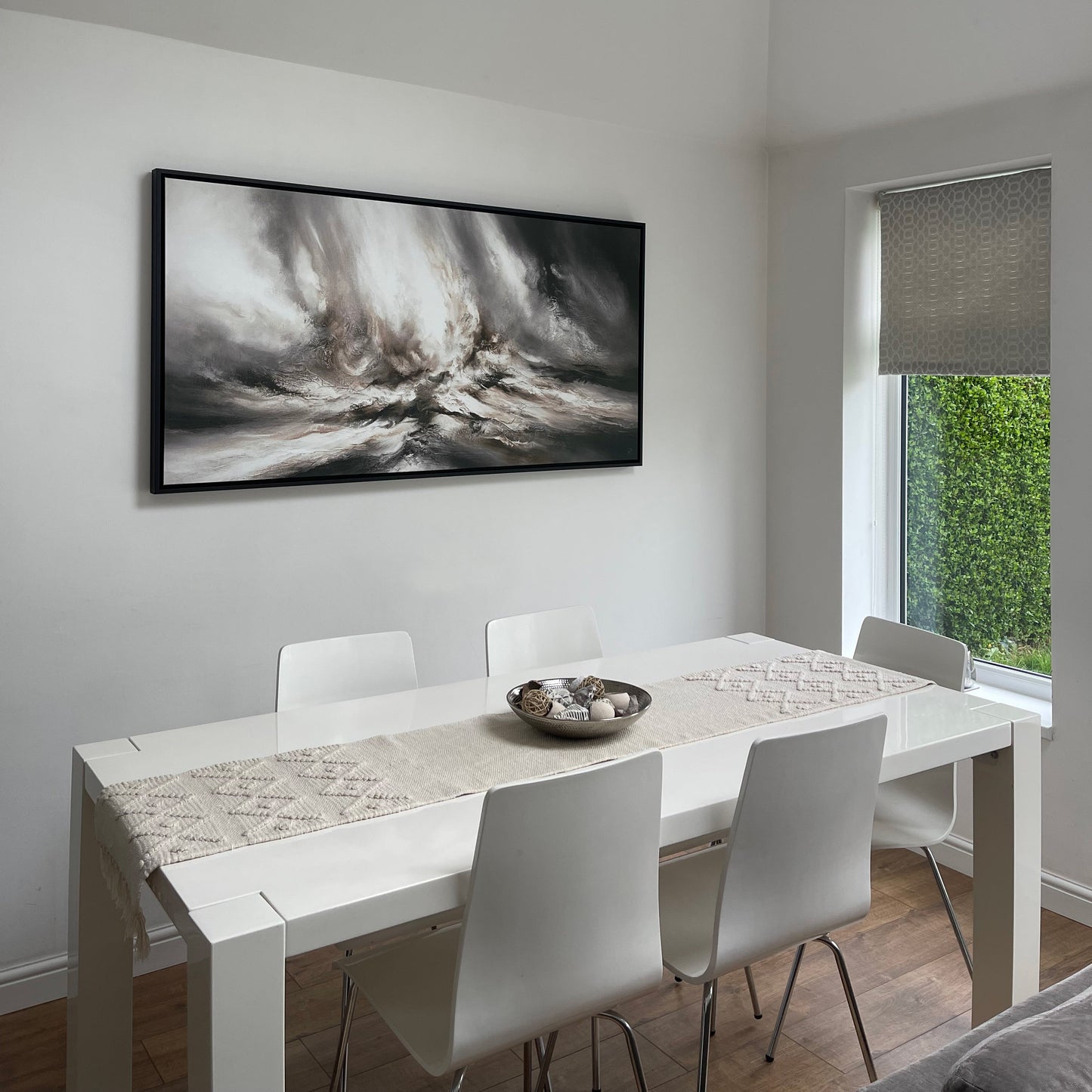 Kinetic Panoramic Framed Printed Canvas